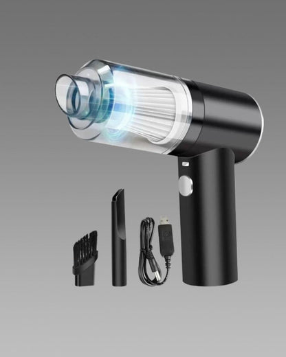 Portable Air Duster Wireless Vacuum Cleaner | Long lasting battery | With attachments | Perfect for home & car
